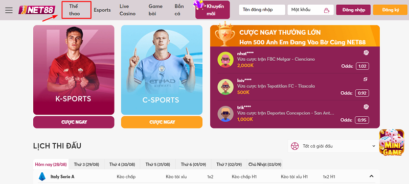 Bóng đá Net88 - Nhà cái cá cược bóng đá số 1 Châu Á